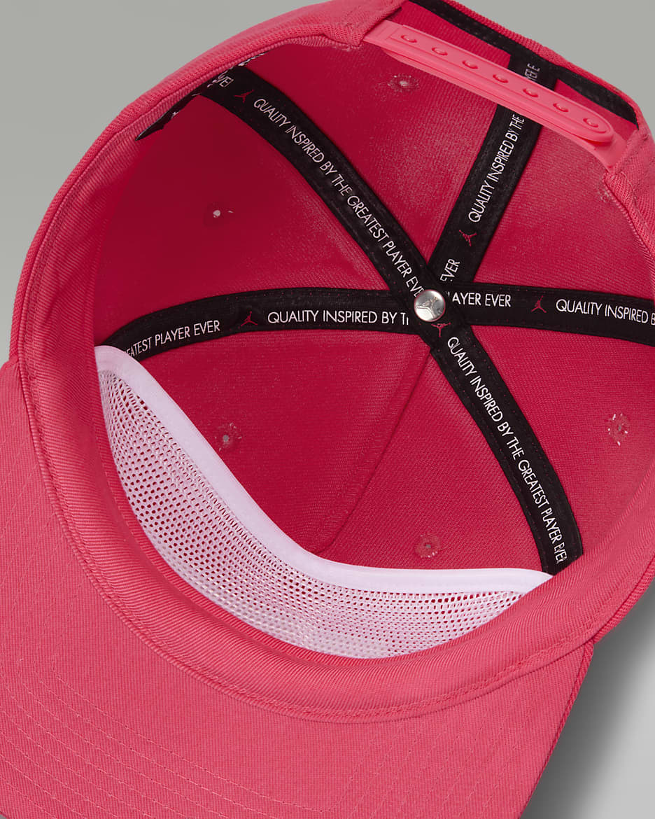Air Jordan Pro unstrukturierte Cap mit flachem Schirm